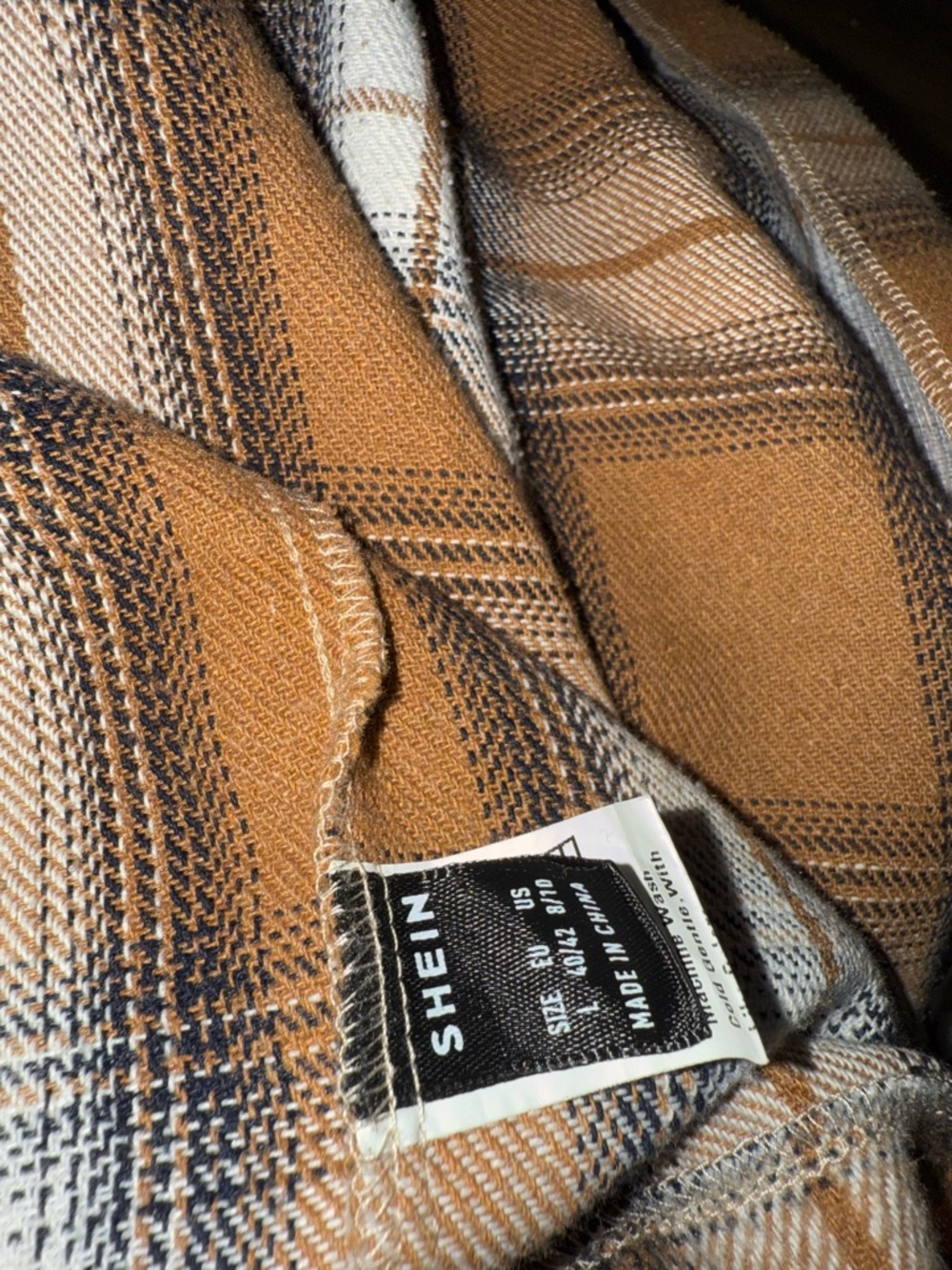 Long Plaid jacket - Picture 5 of 12